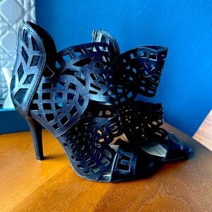 BCBG MAX AZRIA Black Maven Cutout Heels